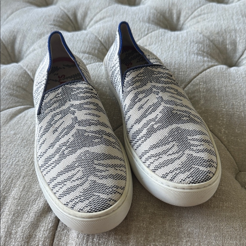 Rothy’s | Animal‎ Zebra Print Sneakers women’s 7.5